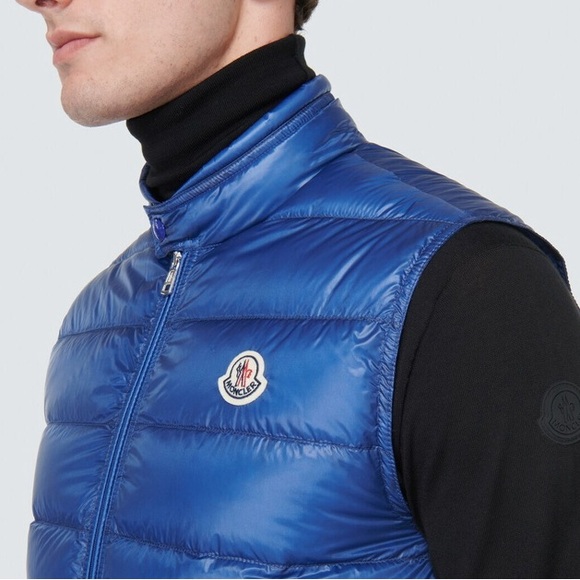 MONCLER Men’s Gui Packable Down Vest in Blue; Size: 2 (With CoA) - Picture 2 of 15